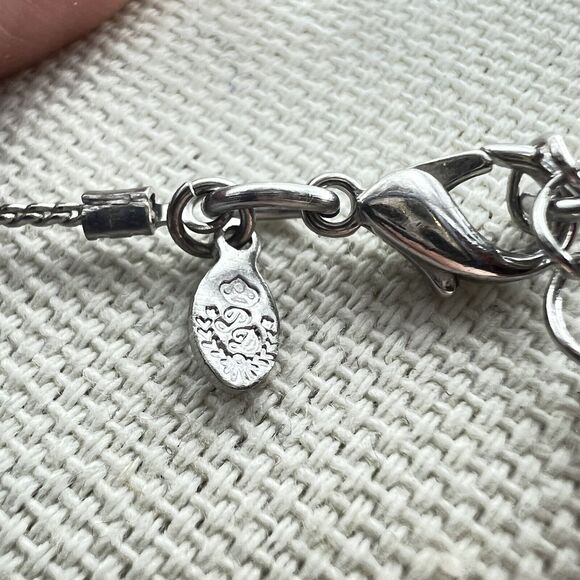 Premier Designs Ice Crystal Necklace Long Beaded 47” Silver Tone Crystal Station - Picture 6 of 6